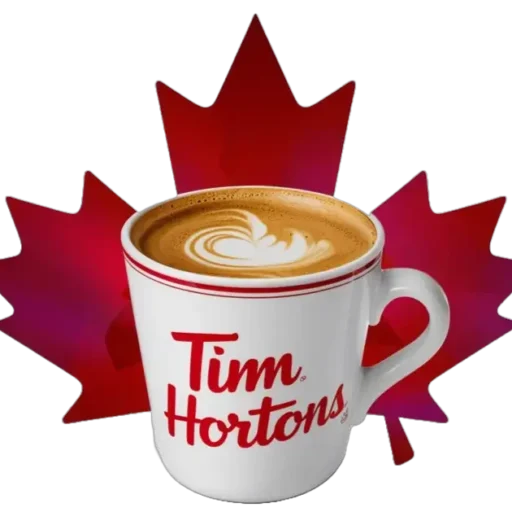 Tim Hortons menu with prices logo