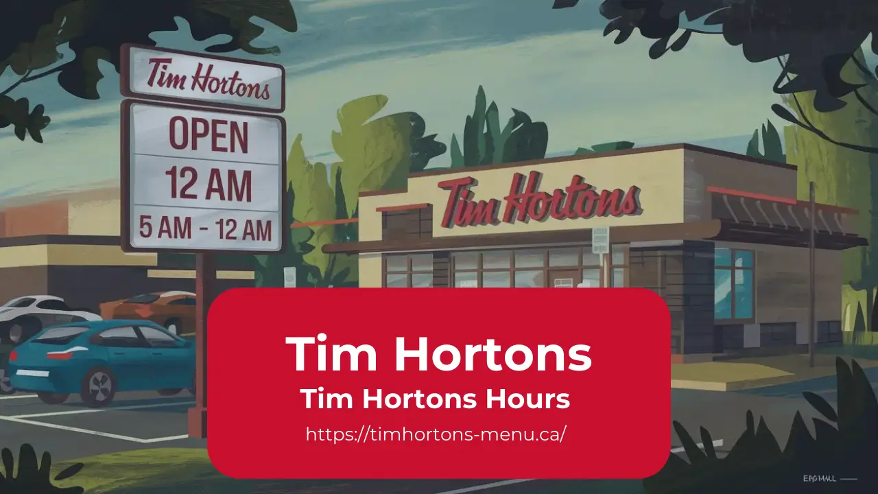 Tim Hortons Opening and Closing Hours