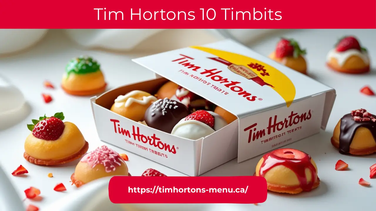 Tim Hortons 10 Timbits Price